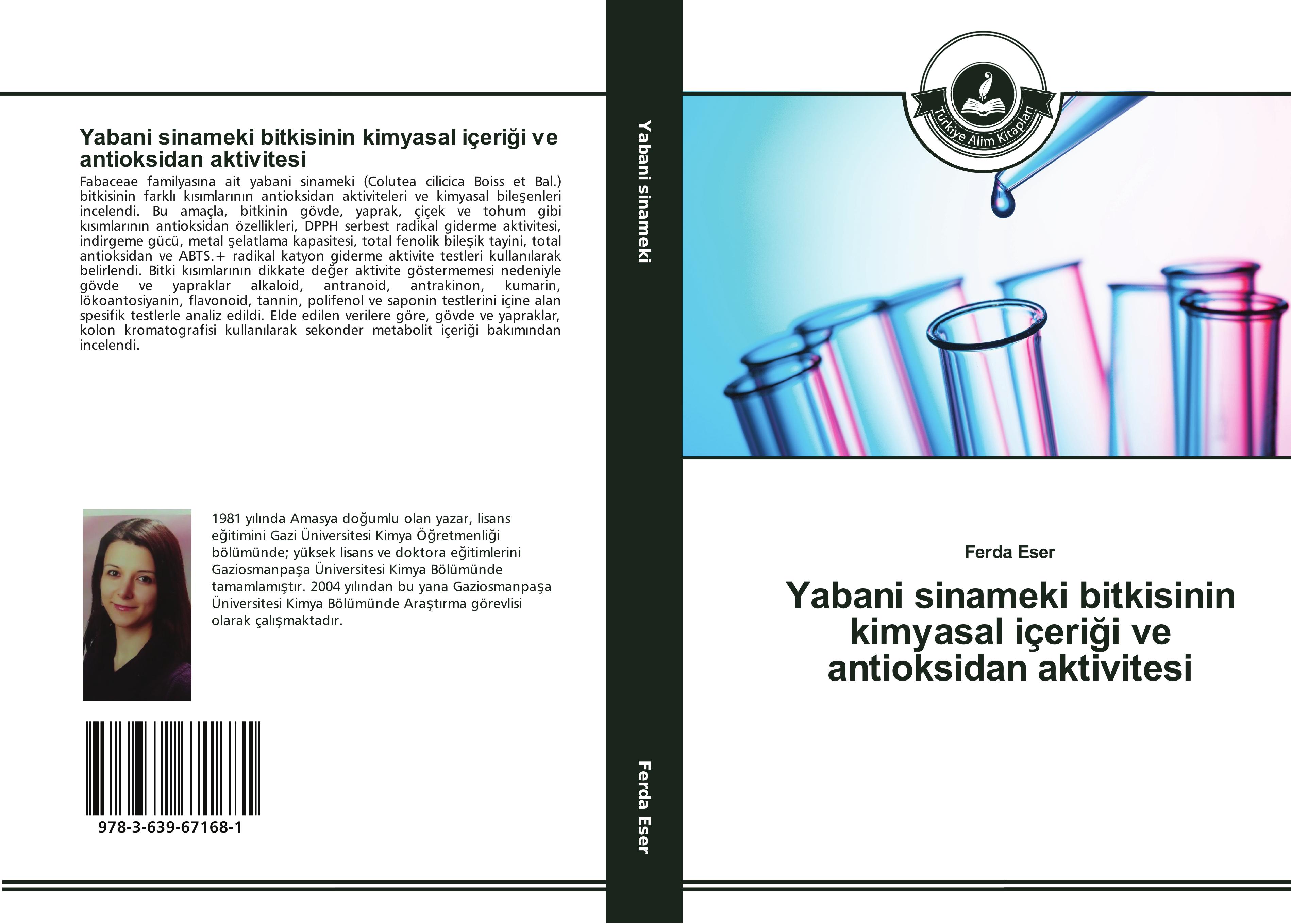 Vorderes Coverbild Yabani sinameki bitkisinin kimyasal içeri¿i ve antioksidan aktivitesi