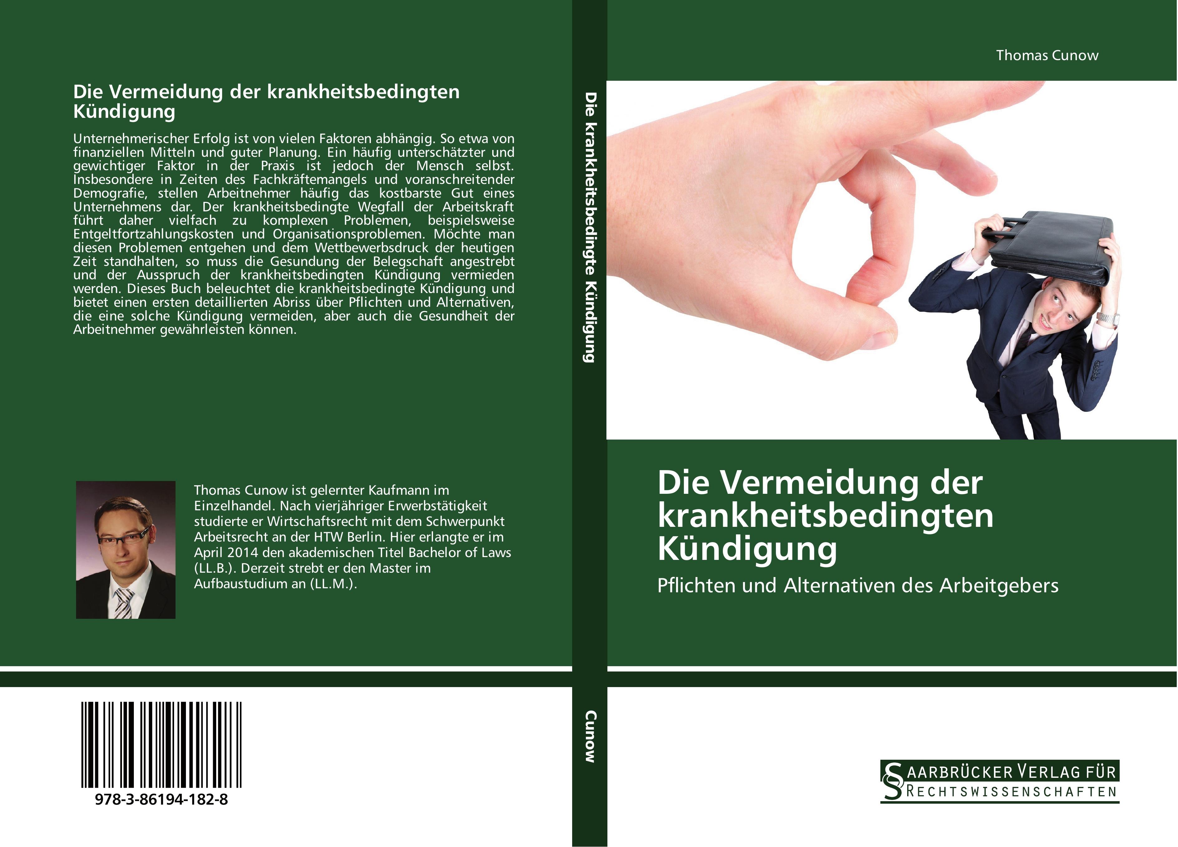 Vorderes Coverbild Die Vermeidung der krankheitsbedingten Kündigung