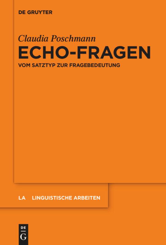 Vorderes Coverbild Echo-Fragen