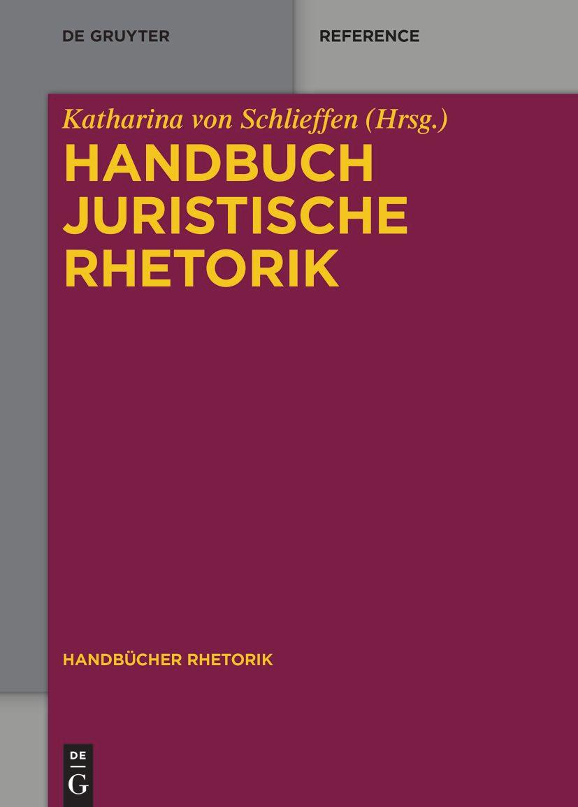 Vorderes Coverbild Handbuch Juristische Rhetorik
