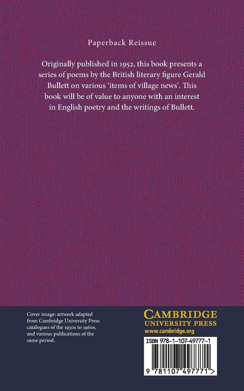 Rückseitencover News from the Village