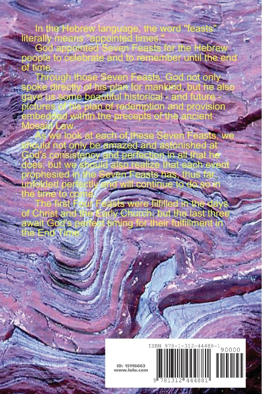 Rückseitencover The Prophetic Feasts of Israel