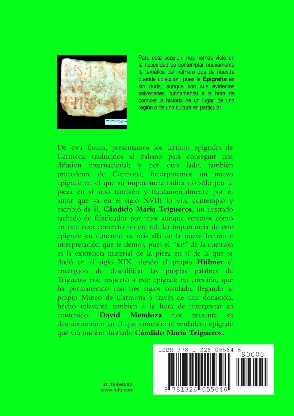 Rückseitencover CHARQ 4-CÁNDIDO MARIA TRIGUEROS