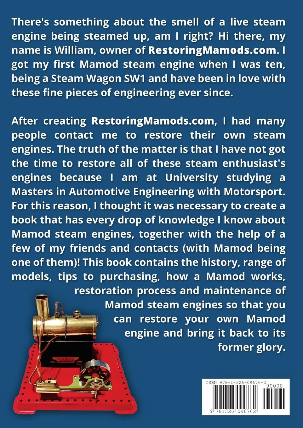 Rückseitencover The Layman's Guide To Mamod Steam Engines (Black & White)