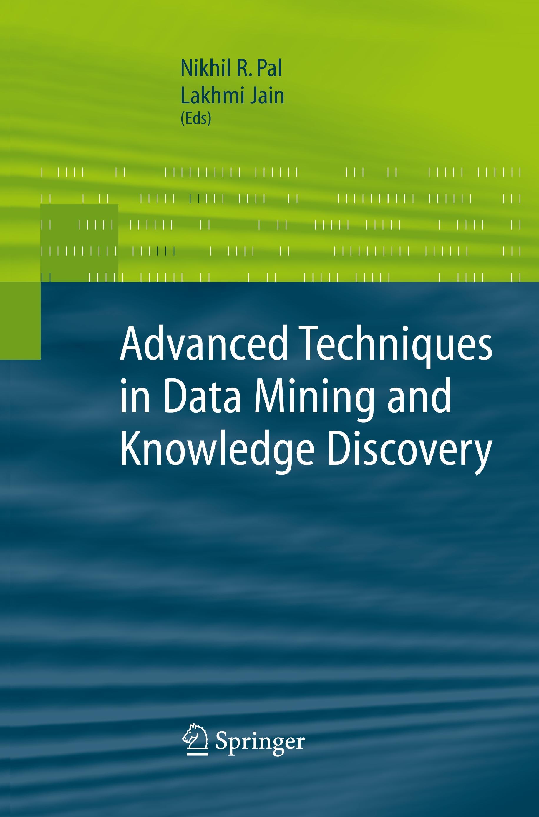 Vorderes Coverbild Advanced Techniques in Knowledge Discovery and Data Mining