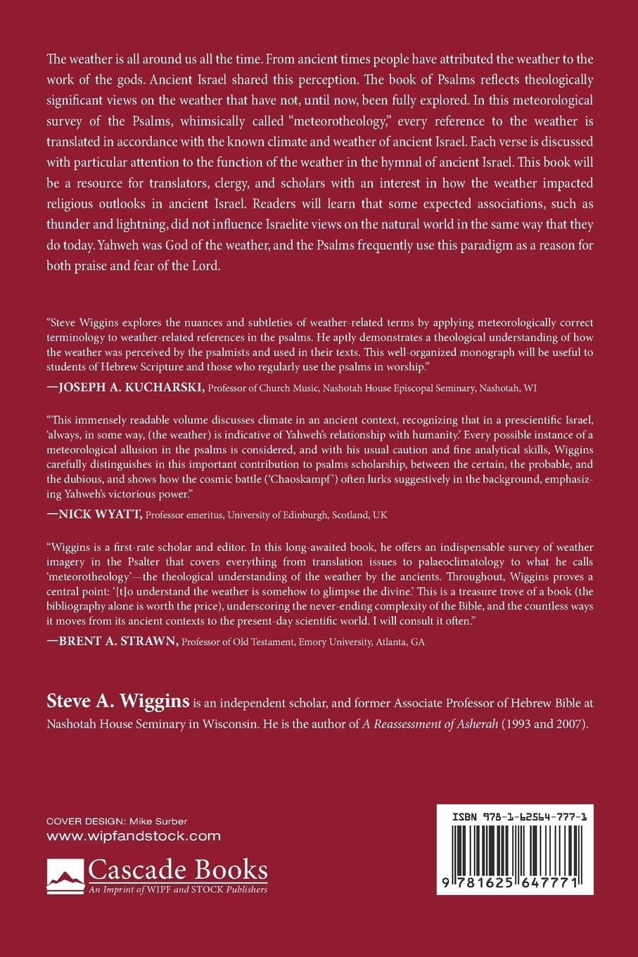 Rückseitencover Weathering the Psalms