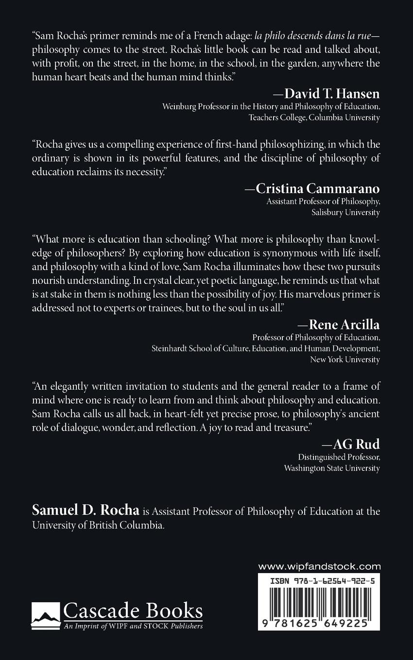 Rückseitencover A Primer for Philosophy and Education