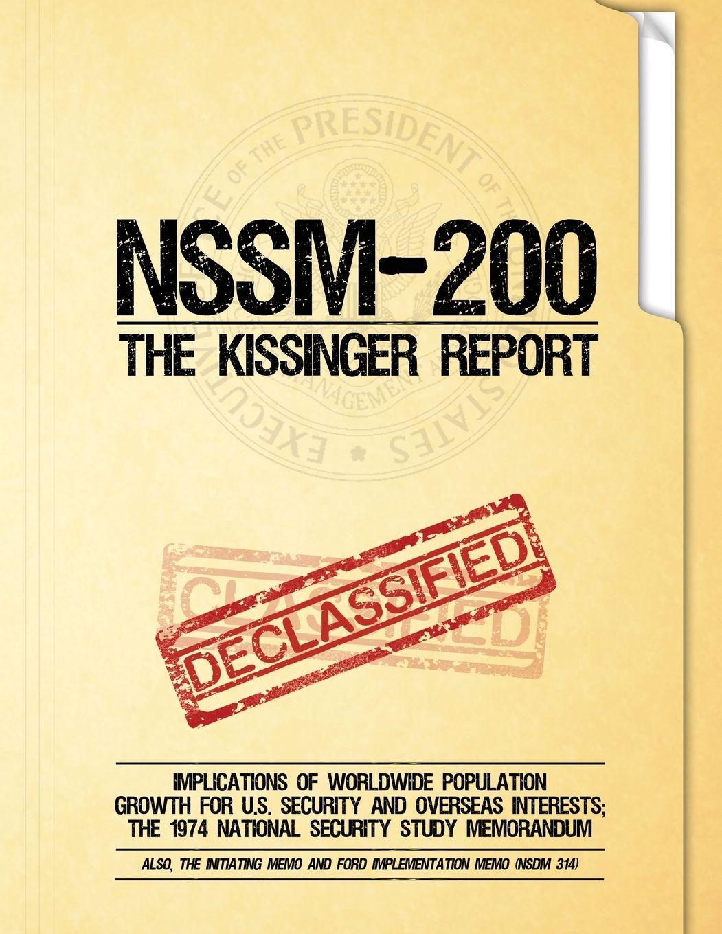 Vorderes Coverbild NSSM 200 The Kissinger Report