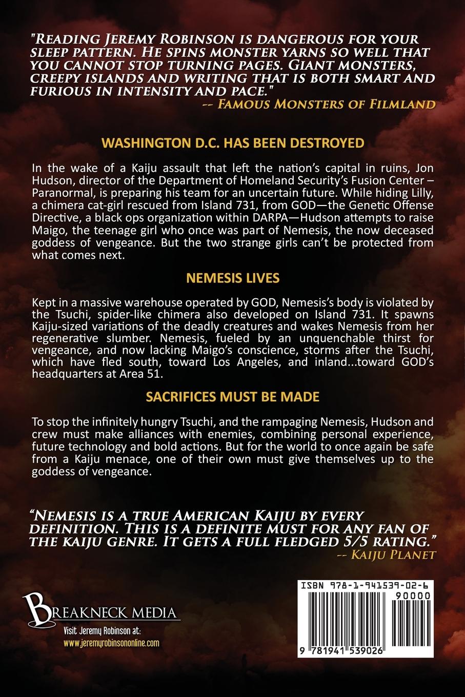 Rückseitencover Project 731 (A Kaiju Thriller)