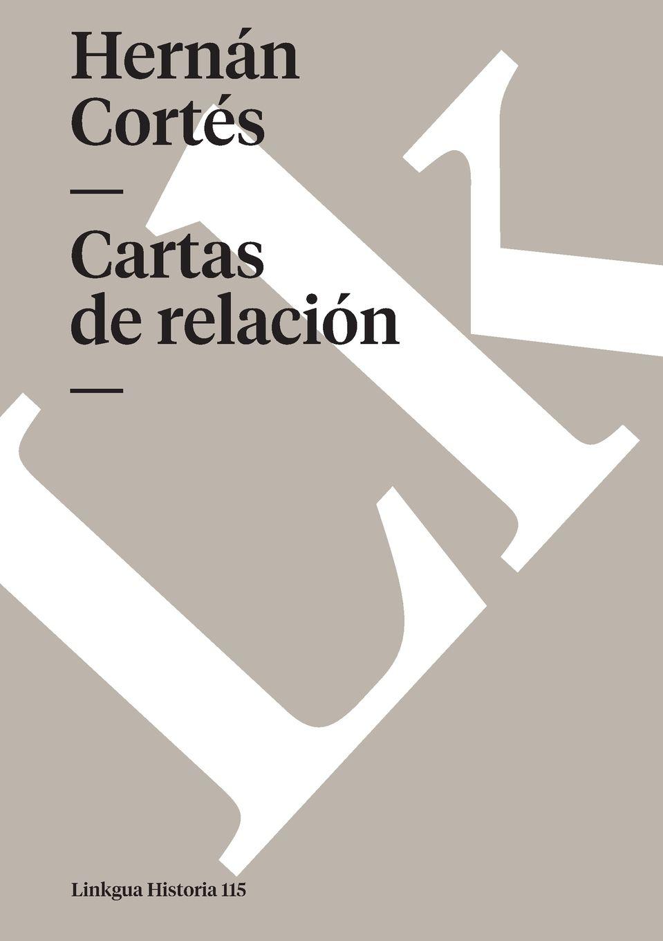 Vorderes Coverbild Cartas de relación