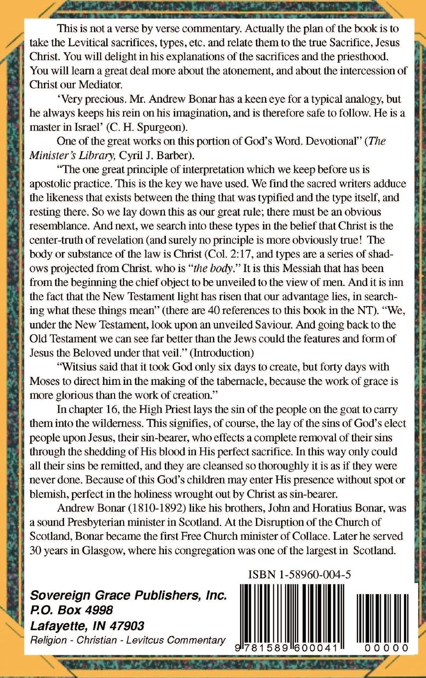 Rückseitencover Commentary on Leviticus