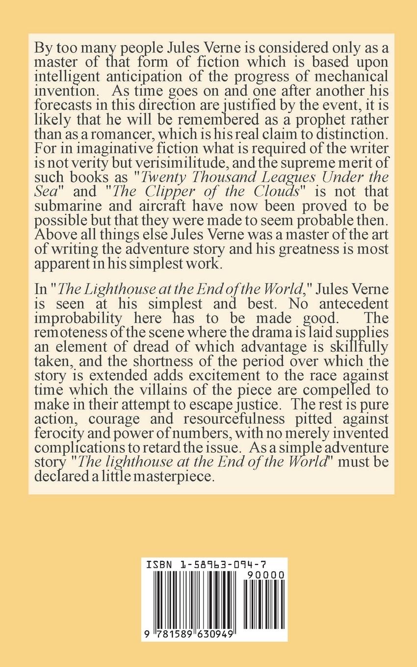 Rückseitencover The Lighthouse at the End of the World