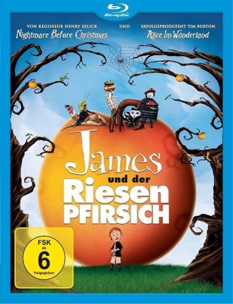 Vorderes Coverbild James und der Riesenpfirsich