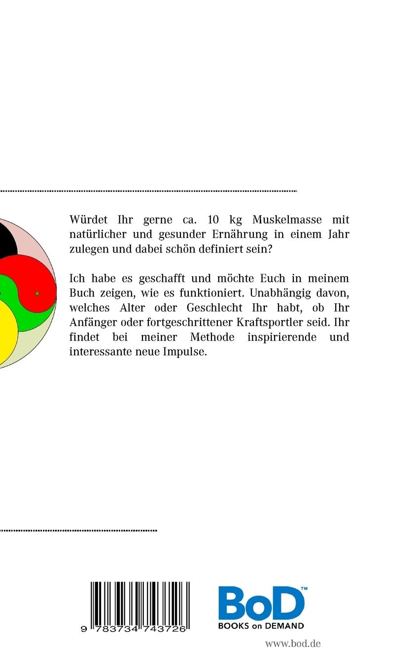 Rückseitencover Muskelaufbau & Krafttraining         effektiv mit natürlicher Ernährung