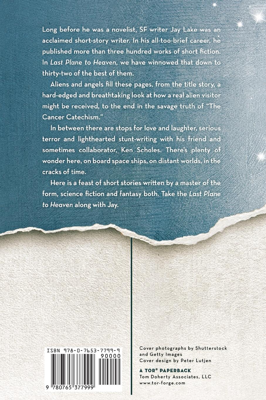 Rückseitencover LAST PLANE TO HEAVEN