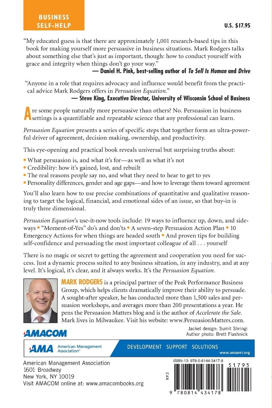 Rückseitencover The Persuasion Equation