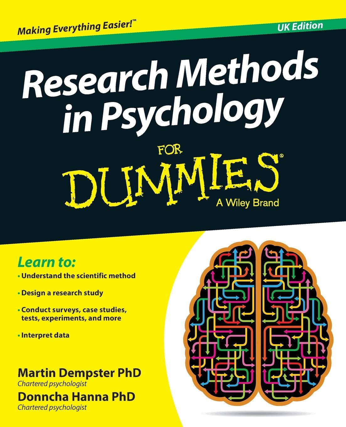 Vorderes Coverbild Research Methods in Psychology For Dummies