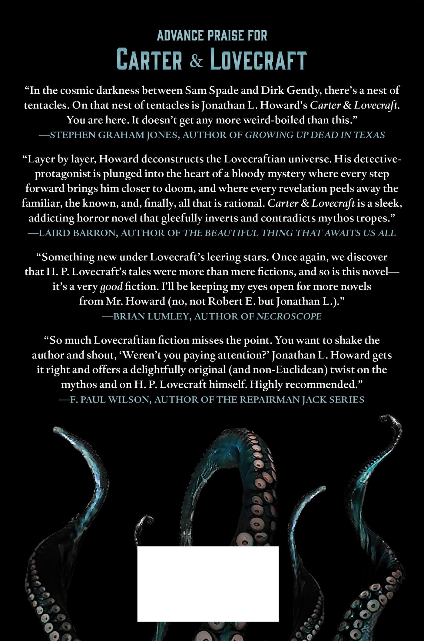 Rückseitencover Carter & Lovecraft