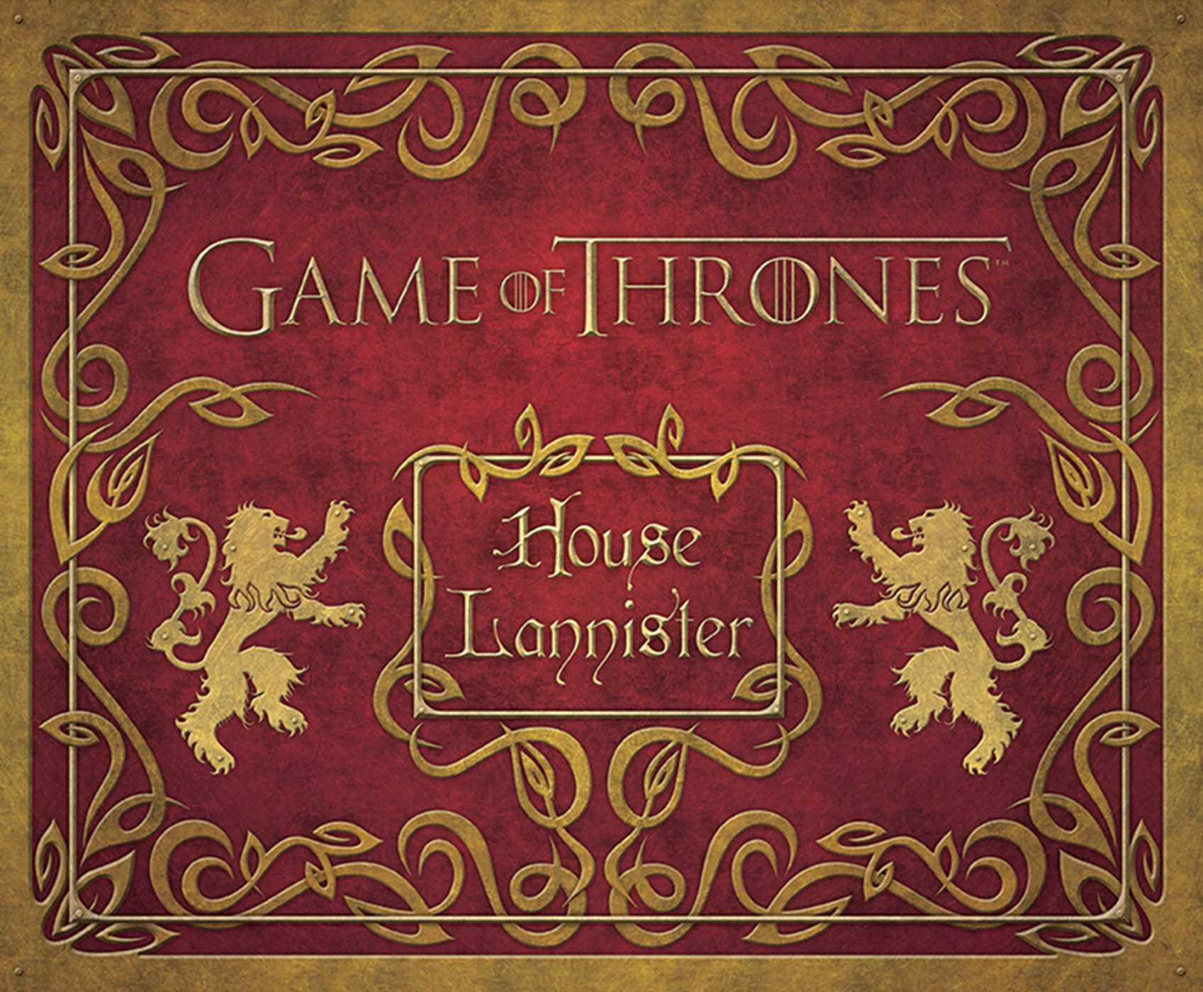 Vorderes Coverbild Game of Thrones: House Lannister Deluxe Stationery Set