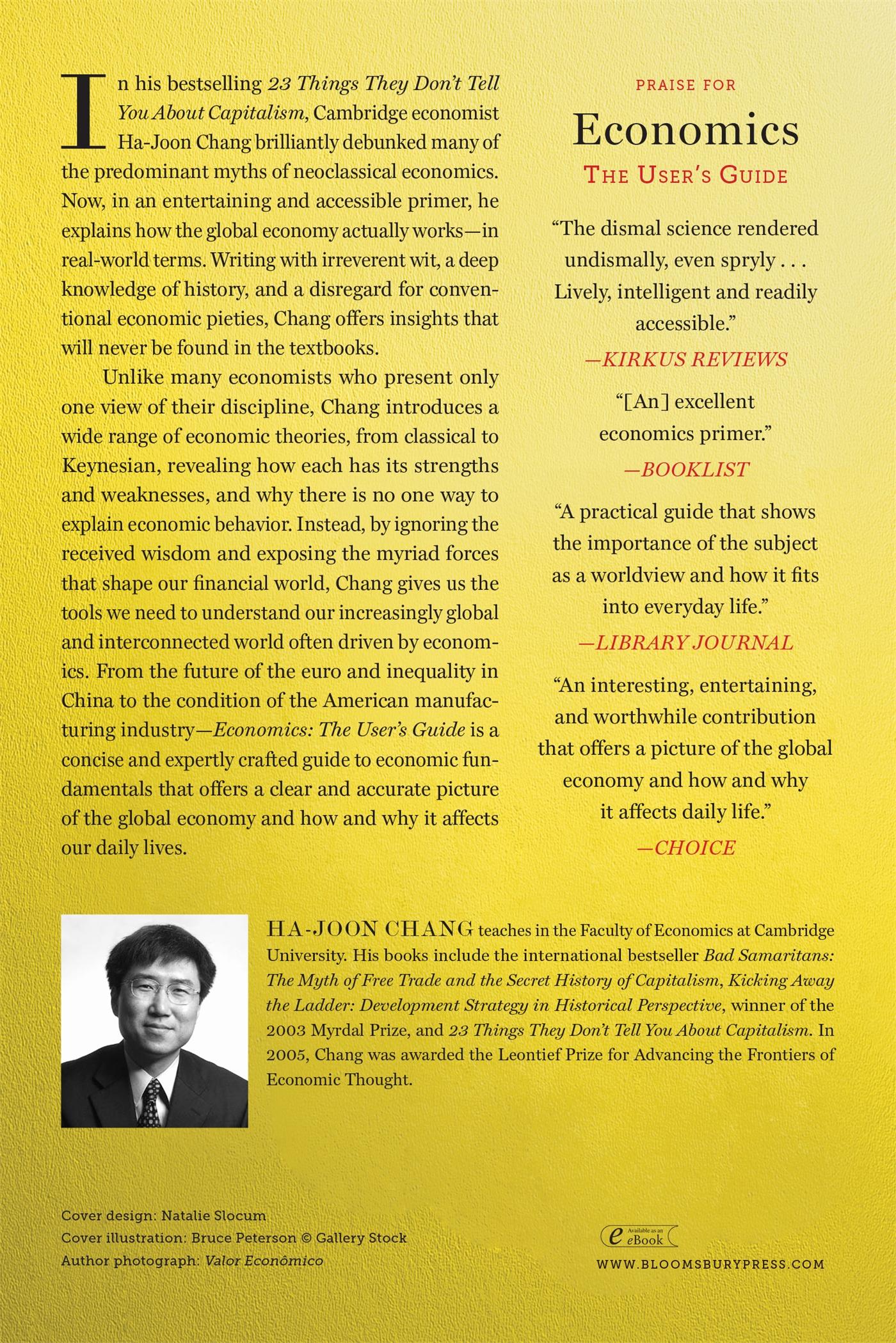 Rückseitencover Economics: The User's Guide