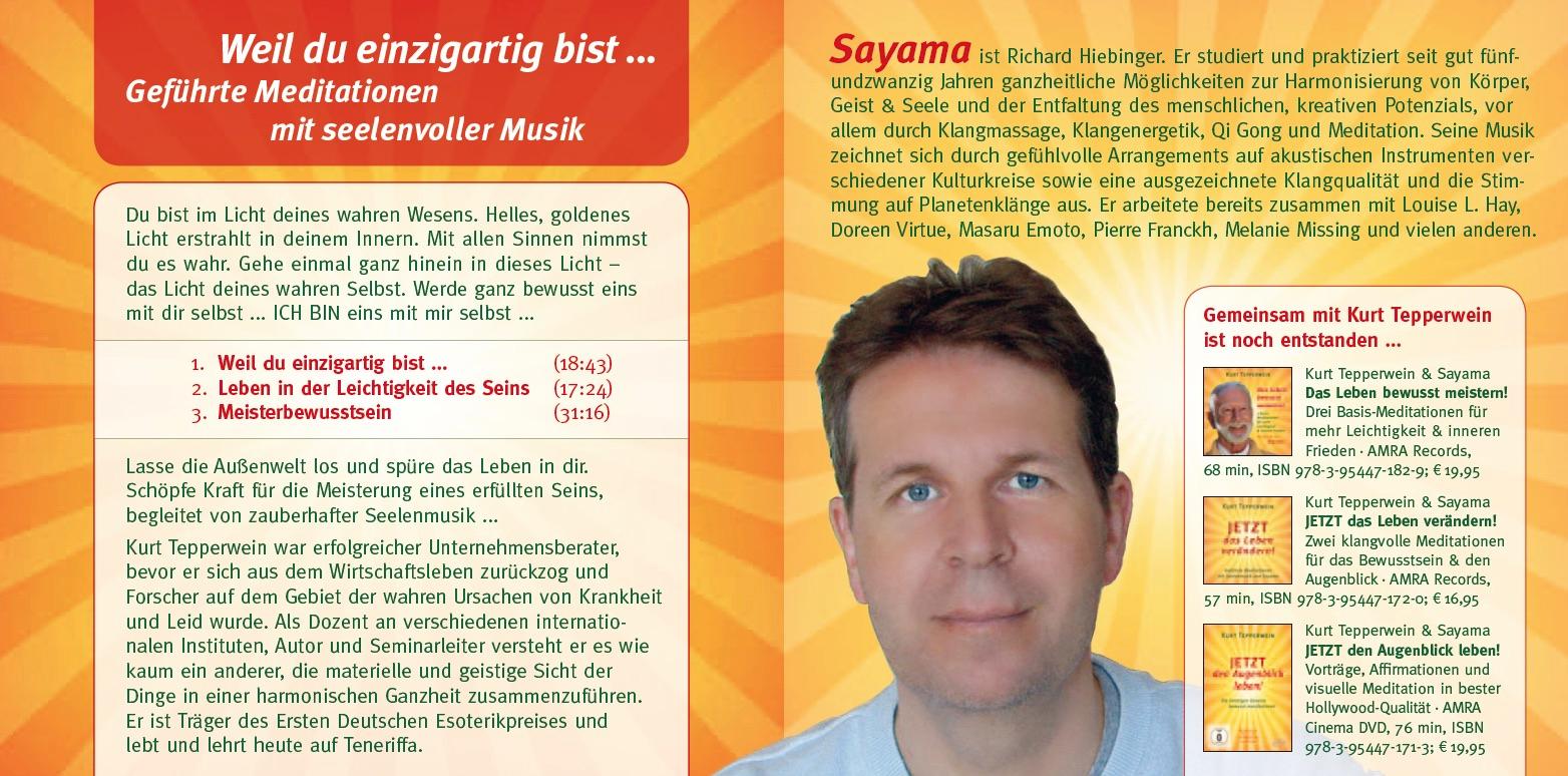 Beispielinhalt (Bild) Weil du einzigartig bist ...