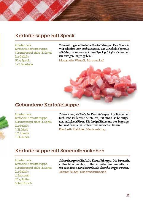 Beispielinhalt (Bild) Großes Oberpfälzer Kartoffelkochbuch