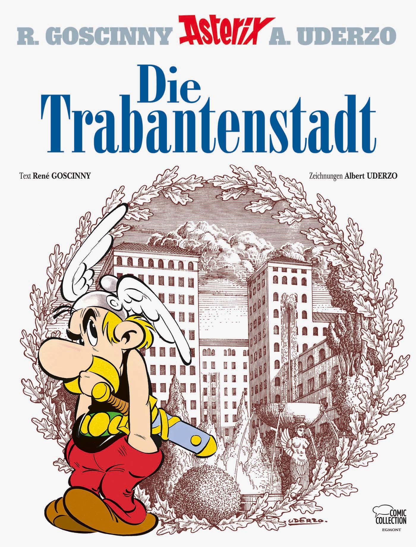 Vorderes Coverbild Asterix 17: Die Trabantenstadt (mit Filmcover)