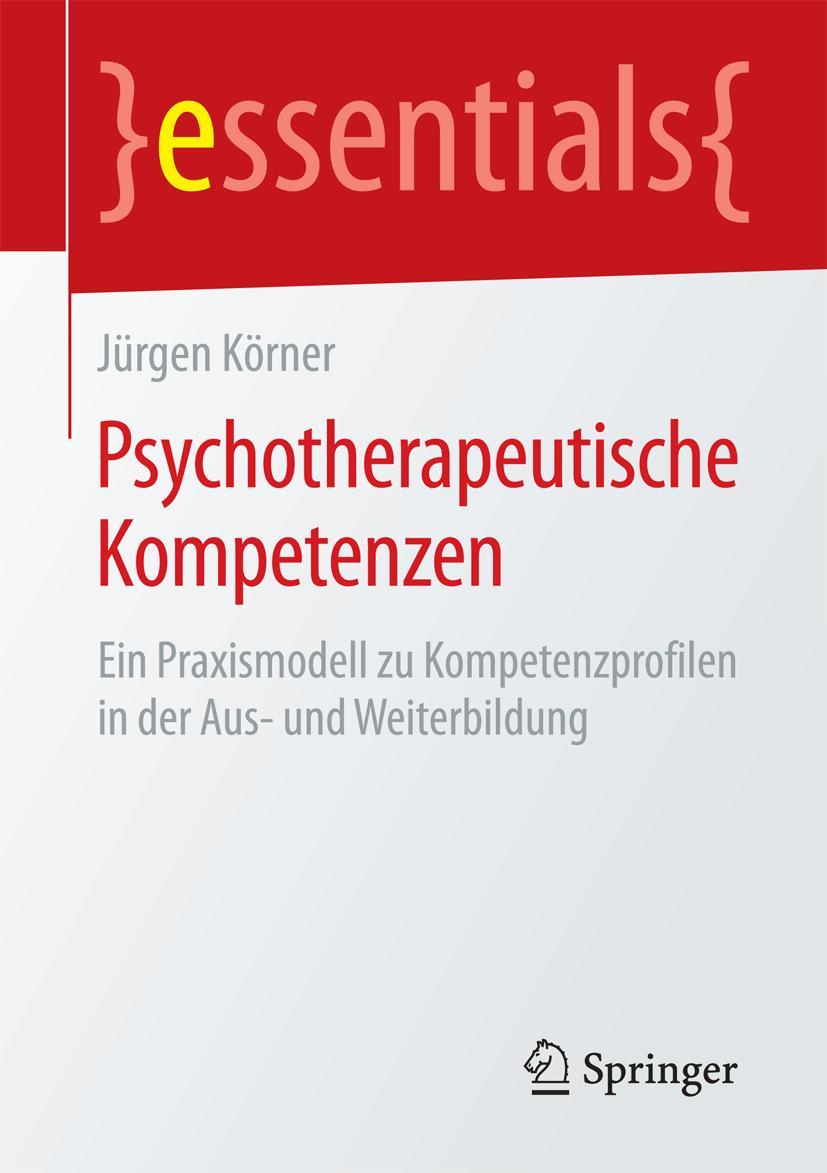 Vorderes Coverbild Psychotherapeutische Kompetenzen