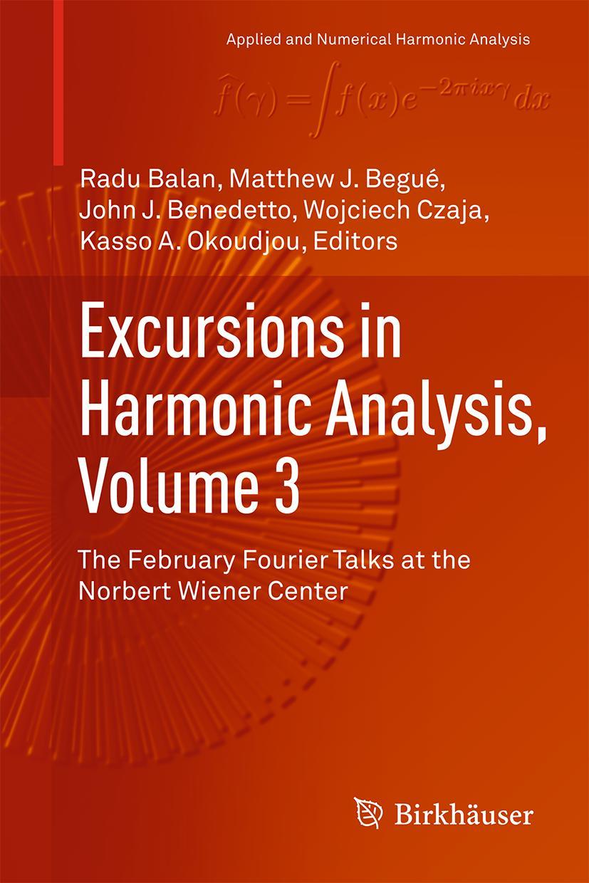 Vorderes Coverbild Excursions in Harmonic Analysis, Volume 3
