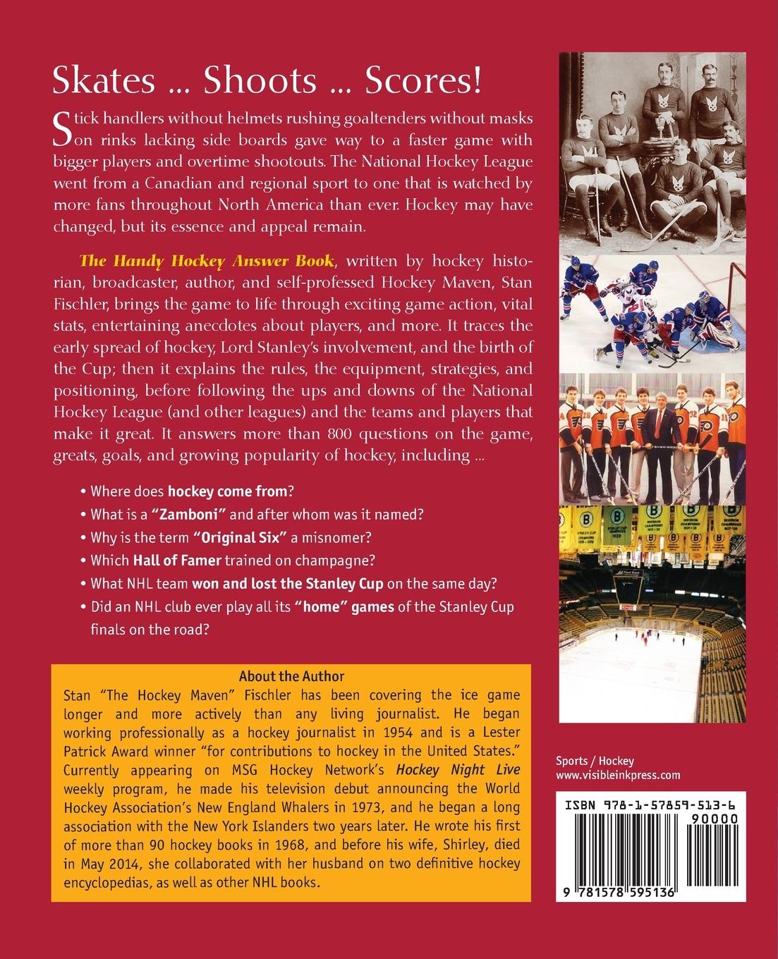 Rückseitencover The Handy Hockey Answer Book