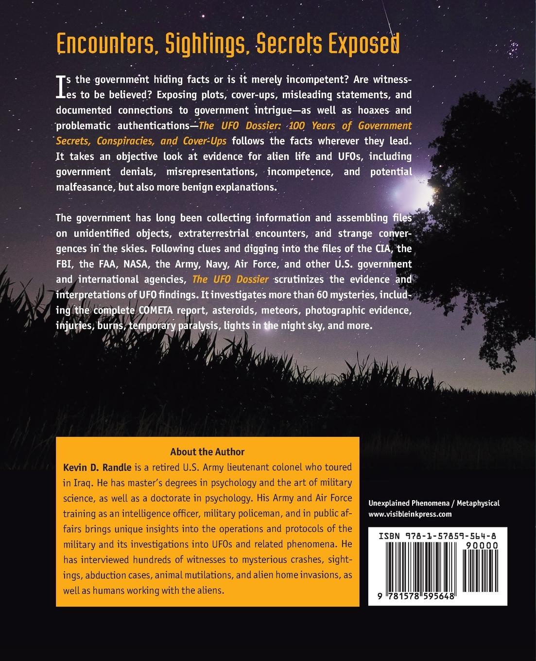 Rückseitencover The UFO Dossier