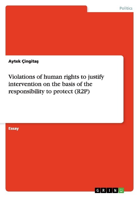 Vorderes Coverbild Violations of human rights to justify intervention on the basis of the responsibility to protect (R2P)