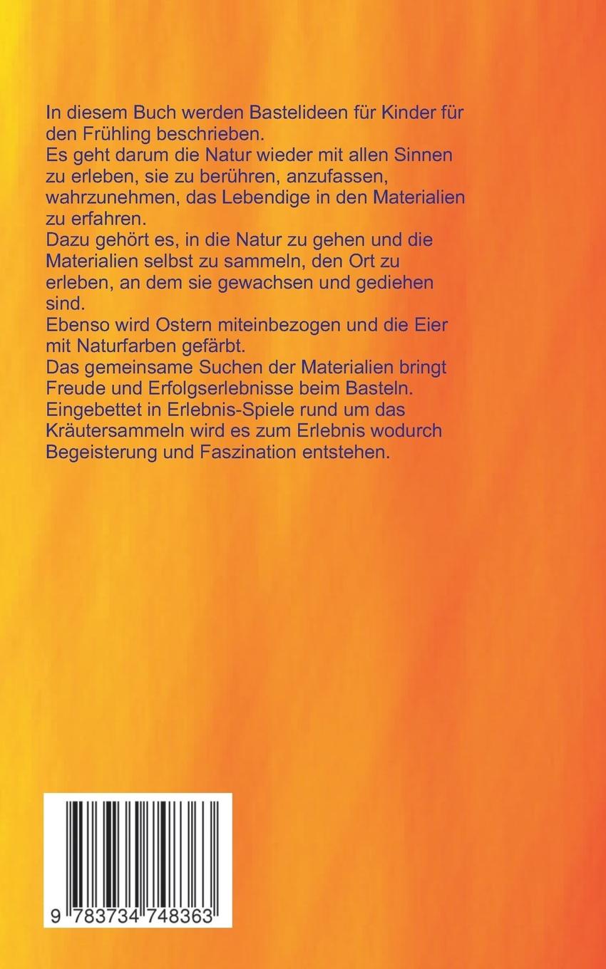 Rückseitencover Kinder basteln mit Naturmaterialien