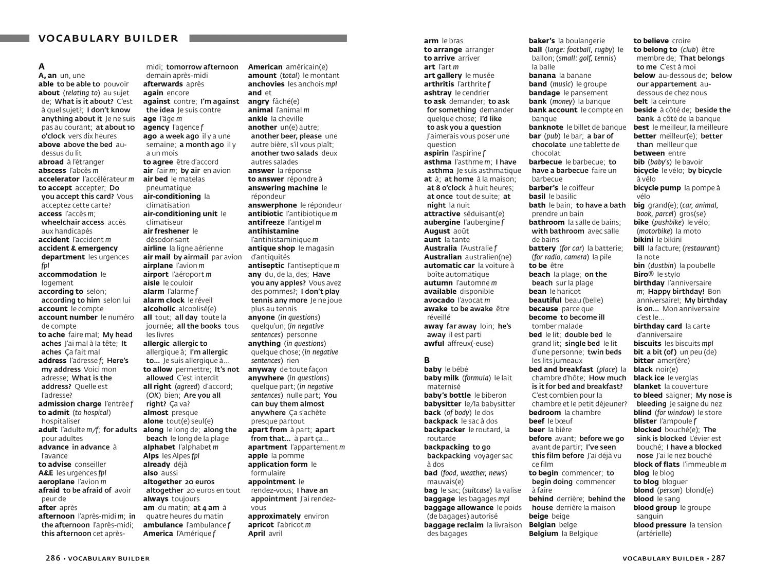 Beispielinhalt (Bild) French Conversation