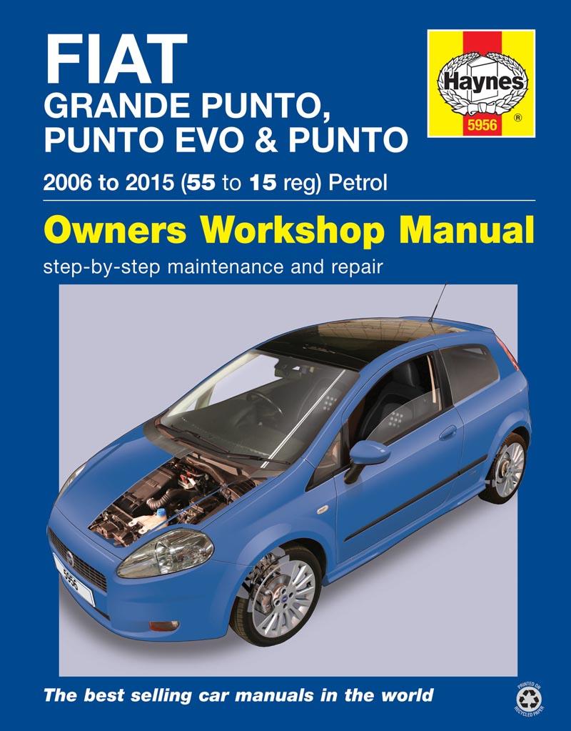 Vorderes Coverbild Fiat Grande Punto, Punto Evo and Punto Petrol (06 - 15) Haynes Repair Manual