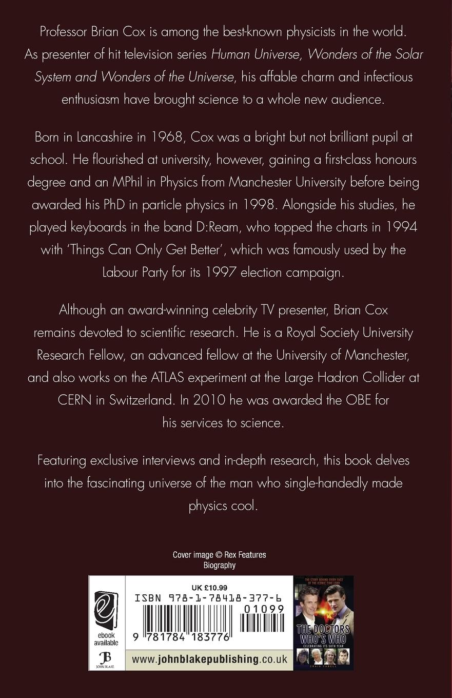 Rückseitencover Brian Cox - The Unauthorised Biography of the Man Who Brought Science to the Nation