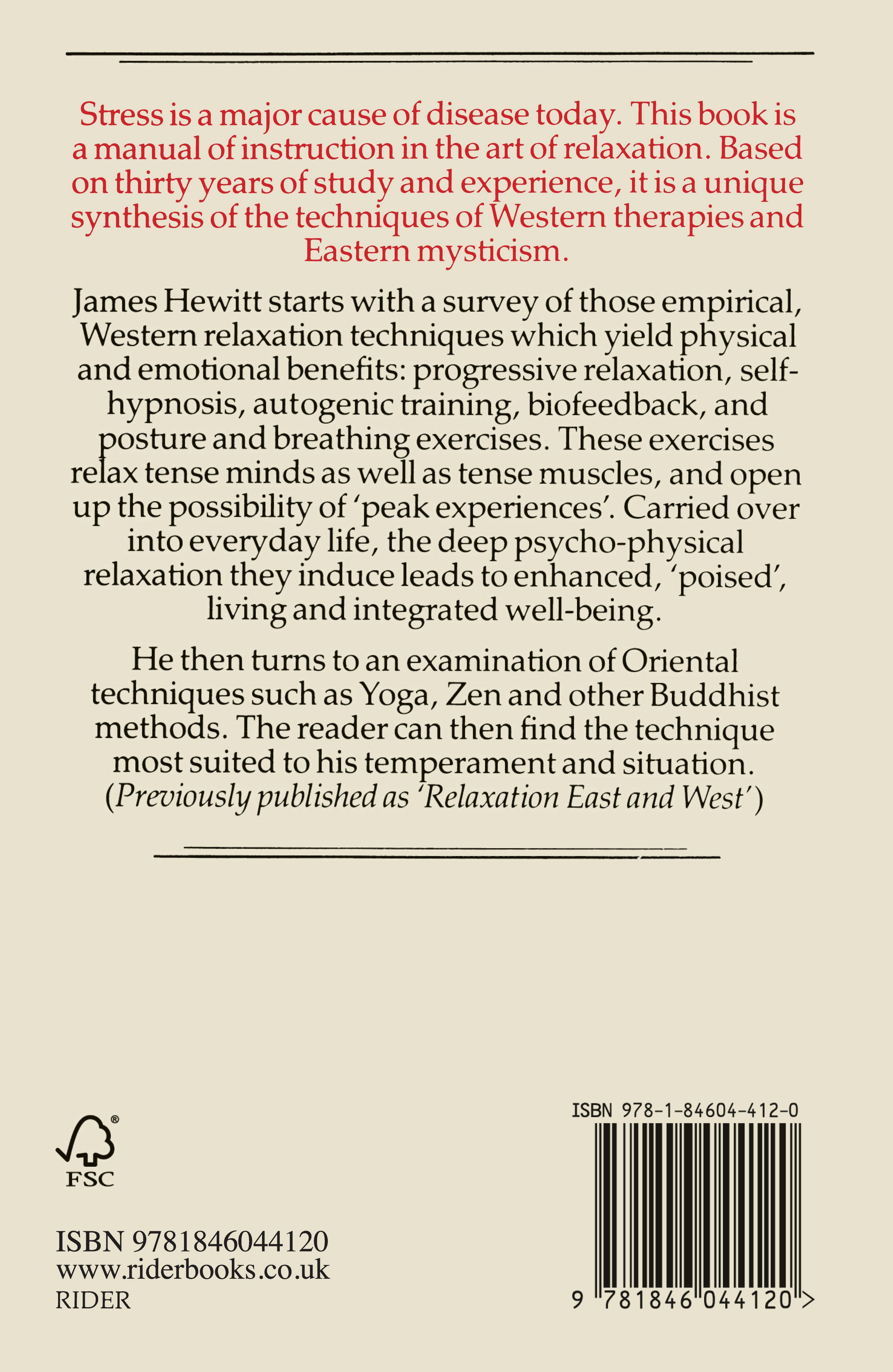 Rückseitencover The Complete Relaxation Book