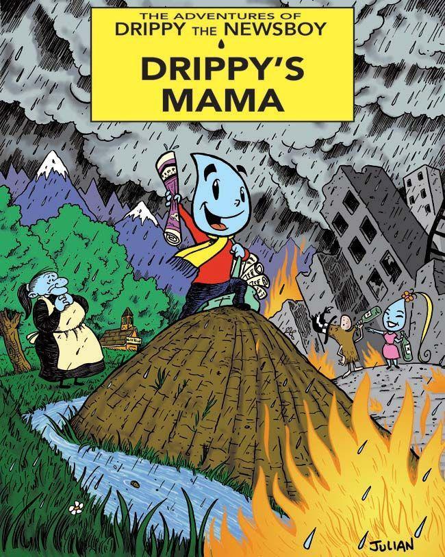 Vorderes Coverbild Adventures of Drippy the Newsboy