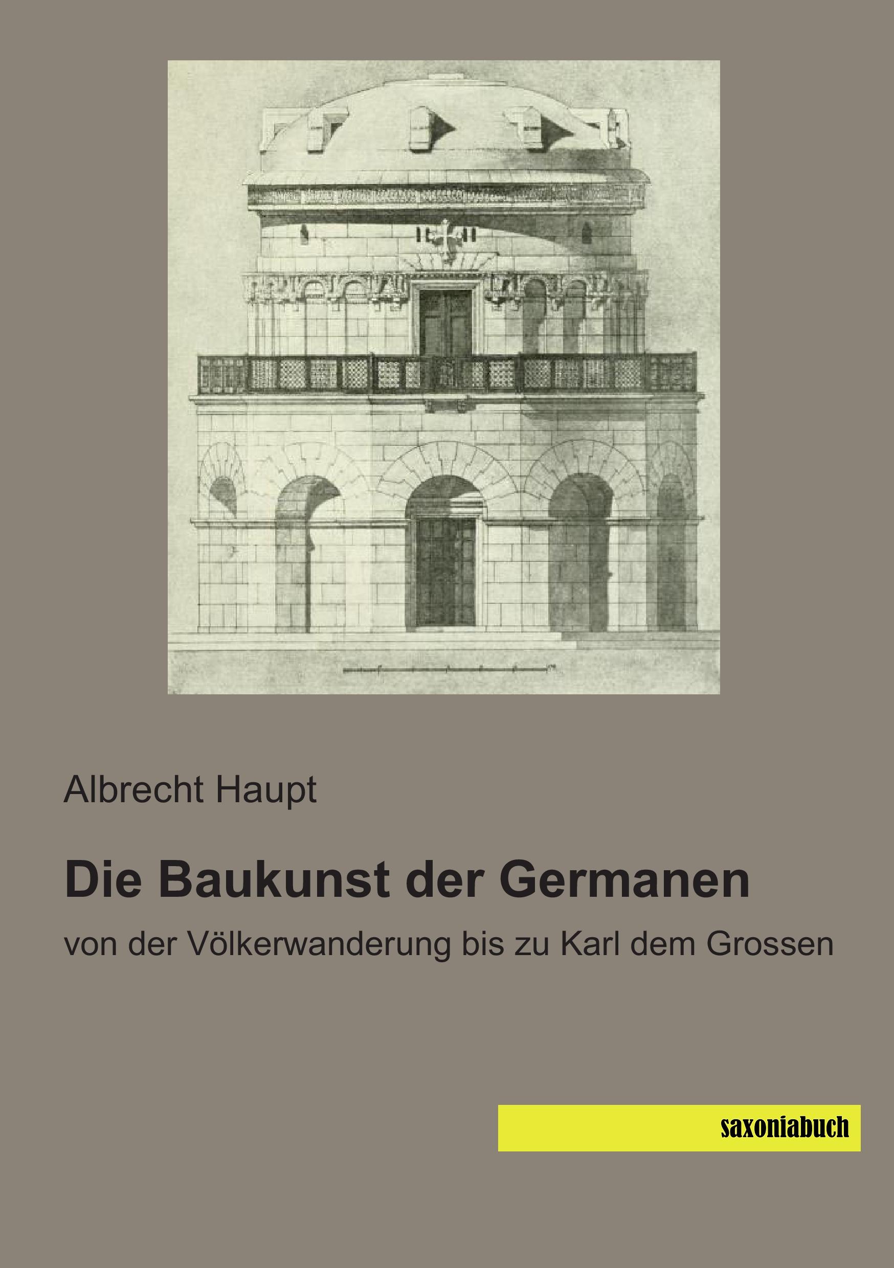 Vorderes Coverbild Die Baukunst der Germanen