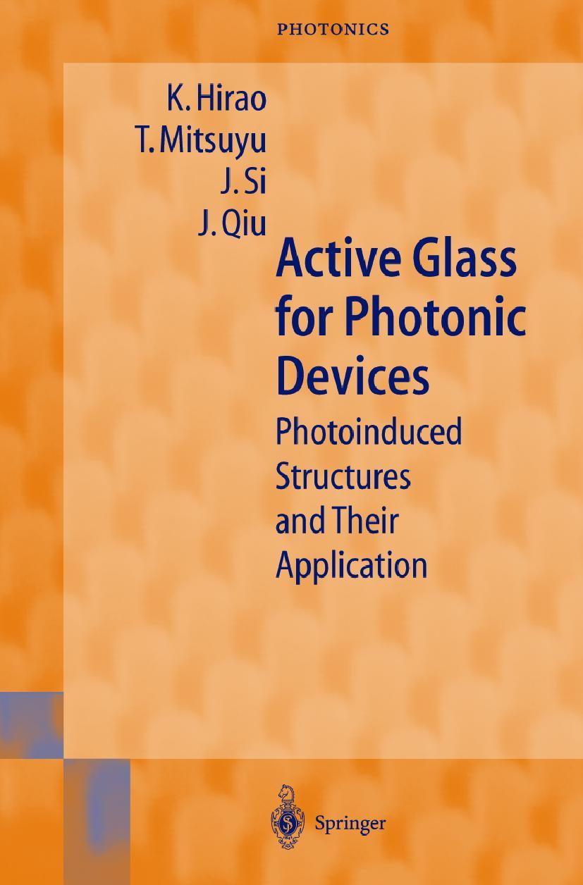 Vorderes Coverbild Active Glass for Photonic Devices