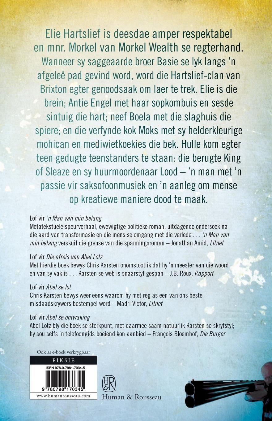 Rückseitencover Die respektabele meneer Hartslief