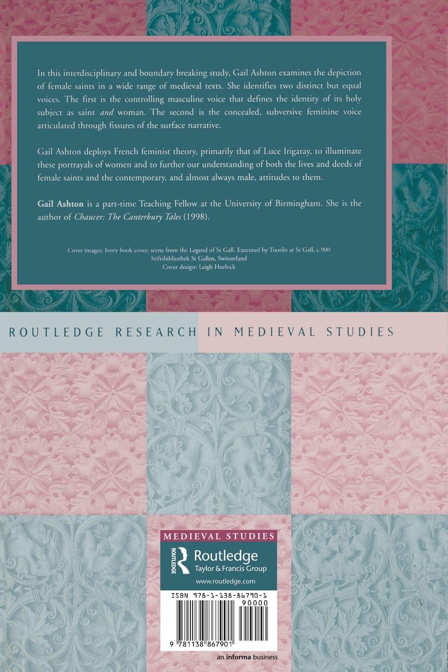 Rückseitencover The Generation of Identity in Late Medieval Hagiography