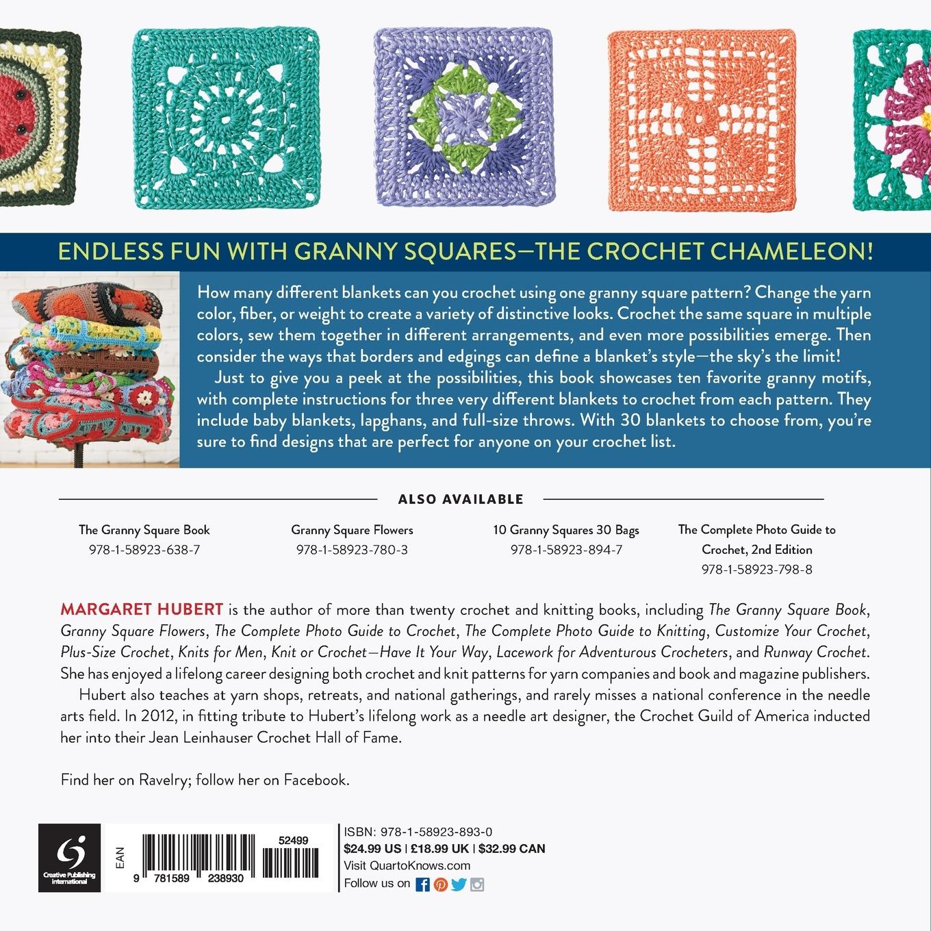 Rückseitencover 10 Granny Squares 30 Blankets