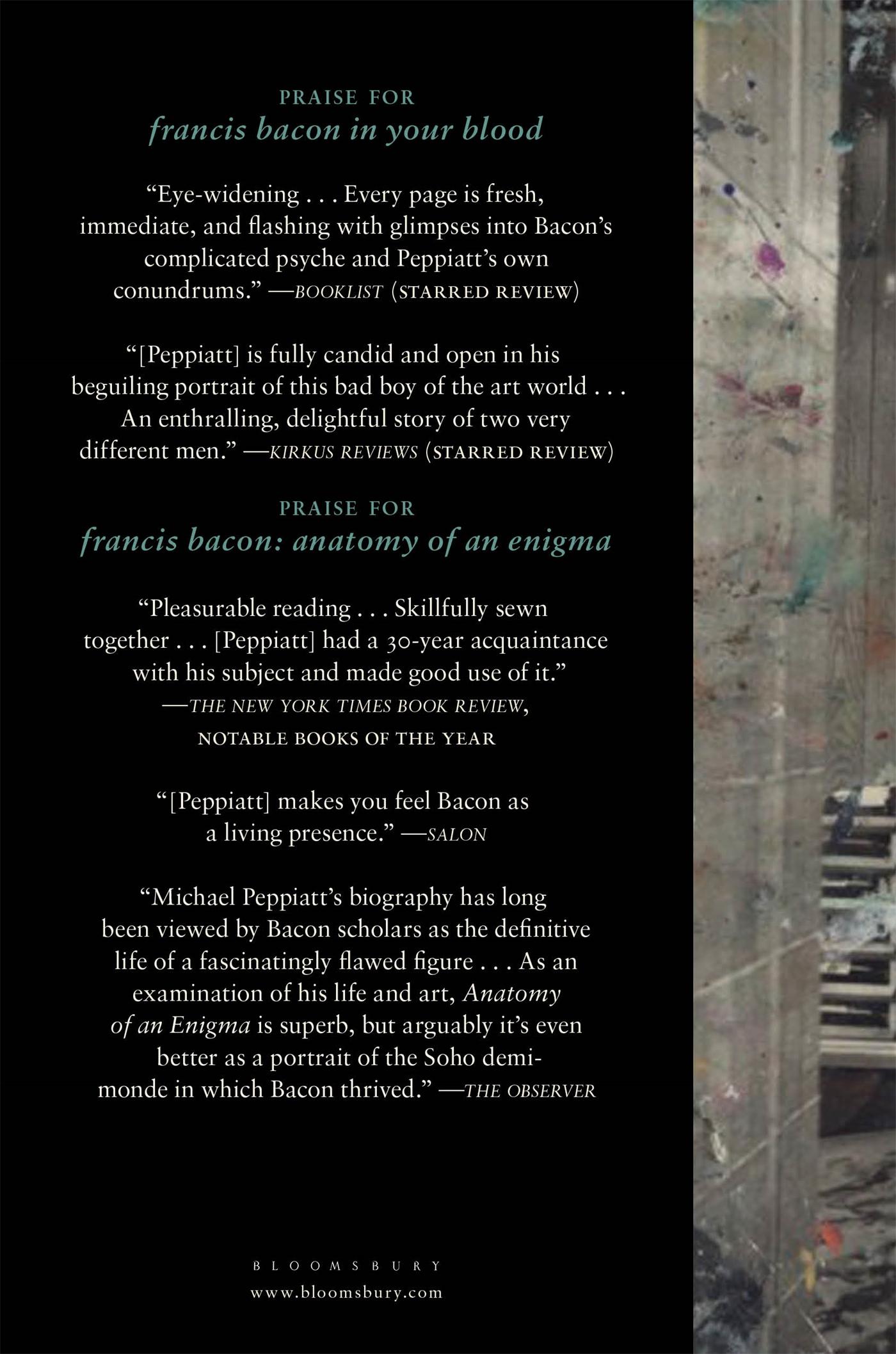 Rückseitencover Francis Bacon in Your Blood