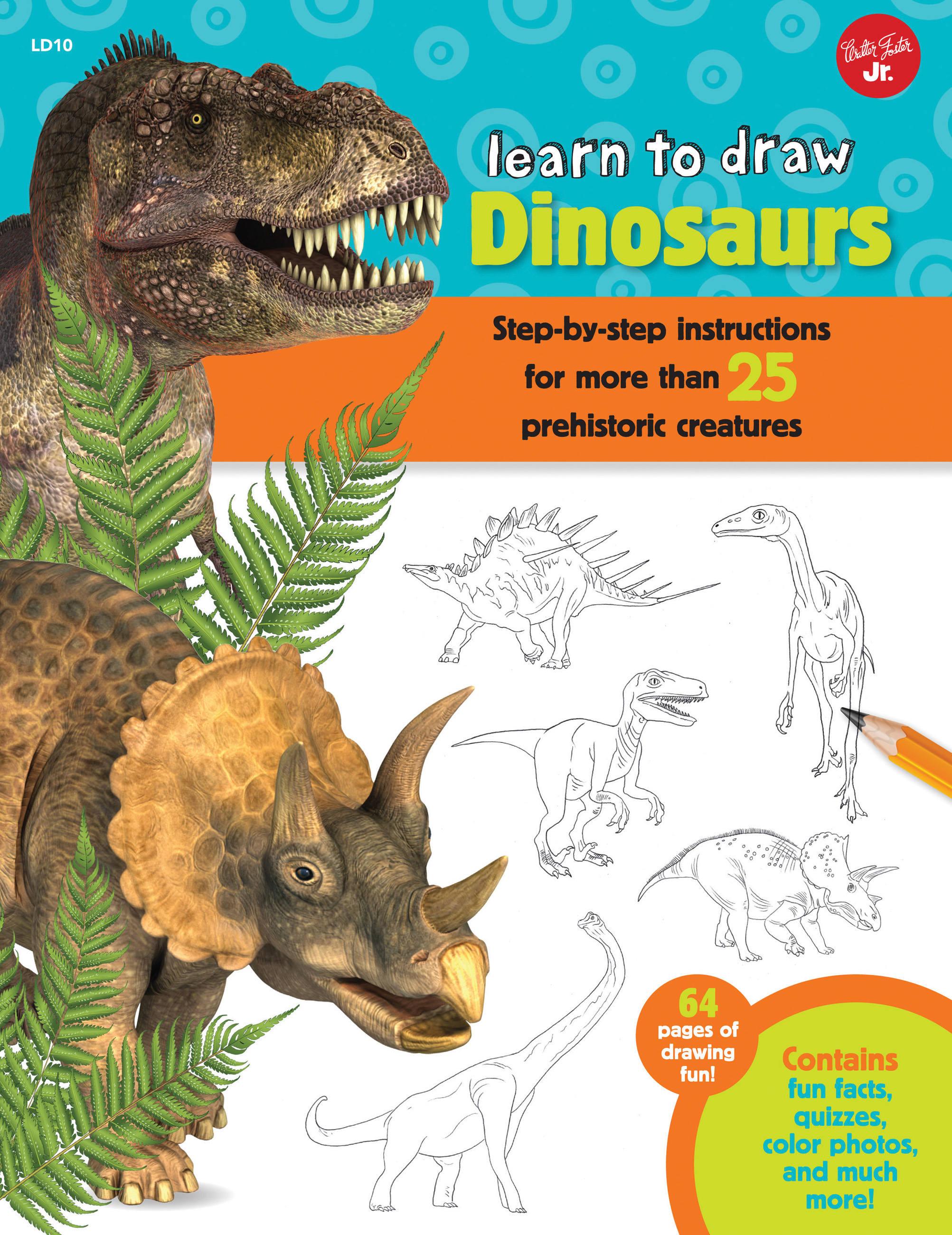 Vorderes Coverbild Learn to Draw Dinosaurs