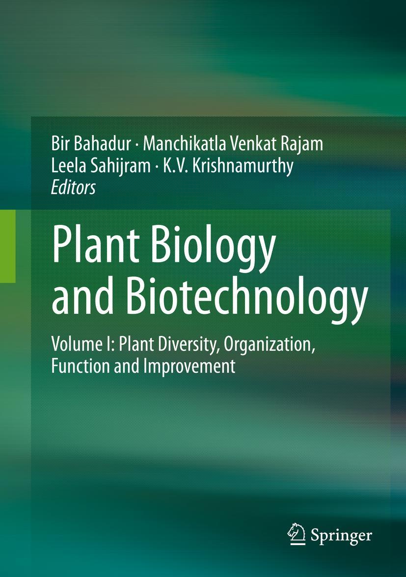 Vorderes Coverbild Plant Biology and Biotechnology, Volume 1