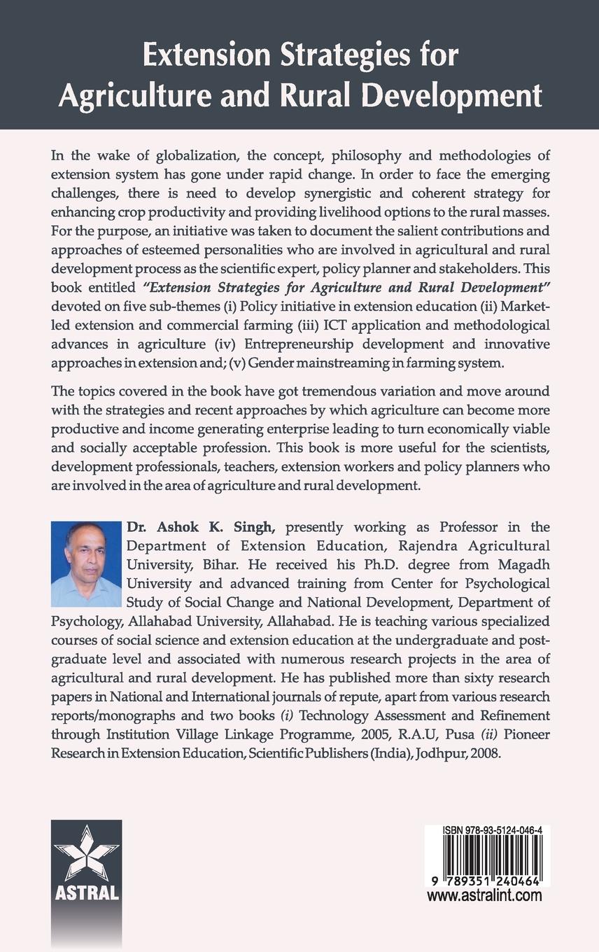 Rückseitencover Extension Strategies for Agriculture and Rural Development