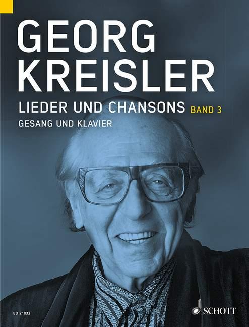 Vorderes Coverbild Georg Kreisler. Lieder und Chansons. Gesang und Klavier. Band 3