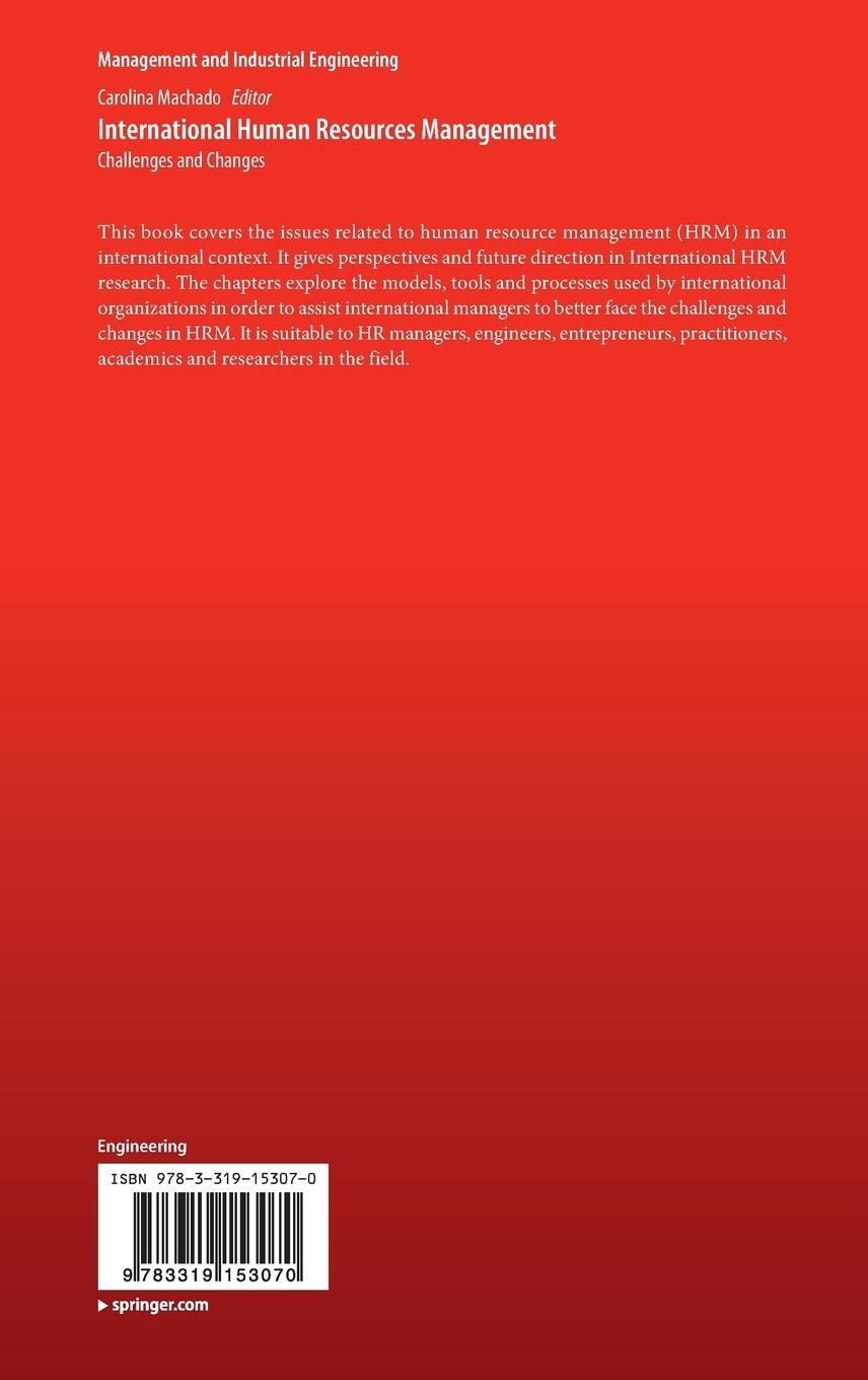 Rückseitencover International Human Resources Management