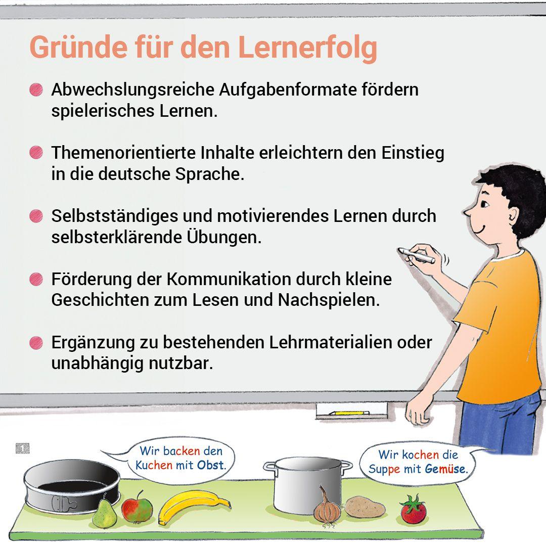 Beispielinhalt (Bild) Das Übungsheft - Deutsch als Zweitsprache II